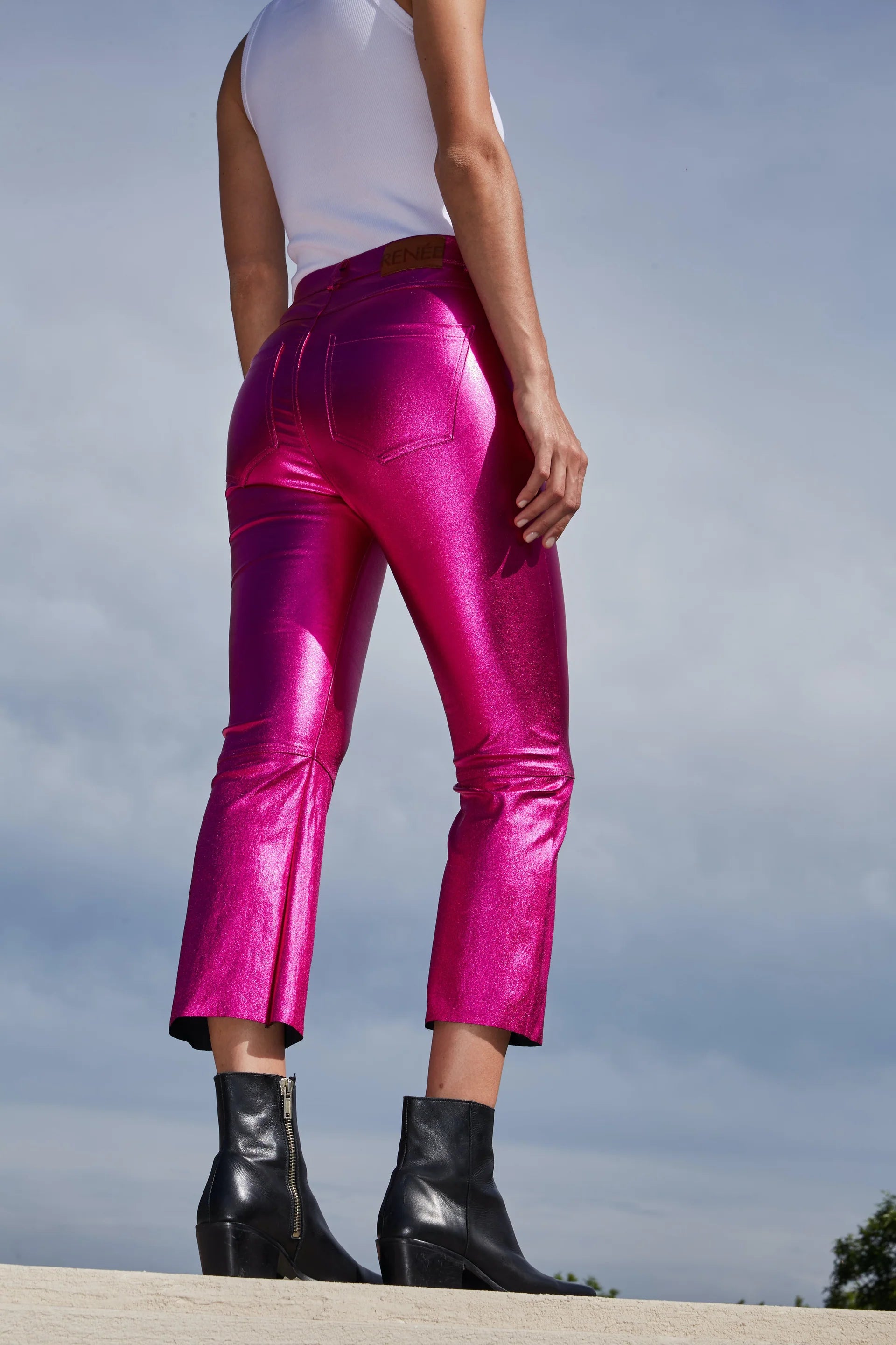 PANTALÓN RACHEL METALLIC - PINK