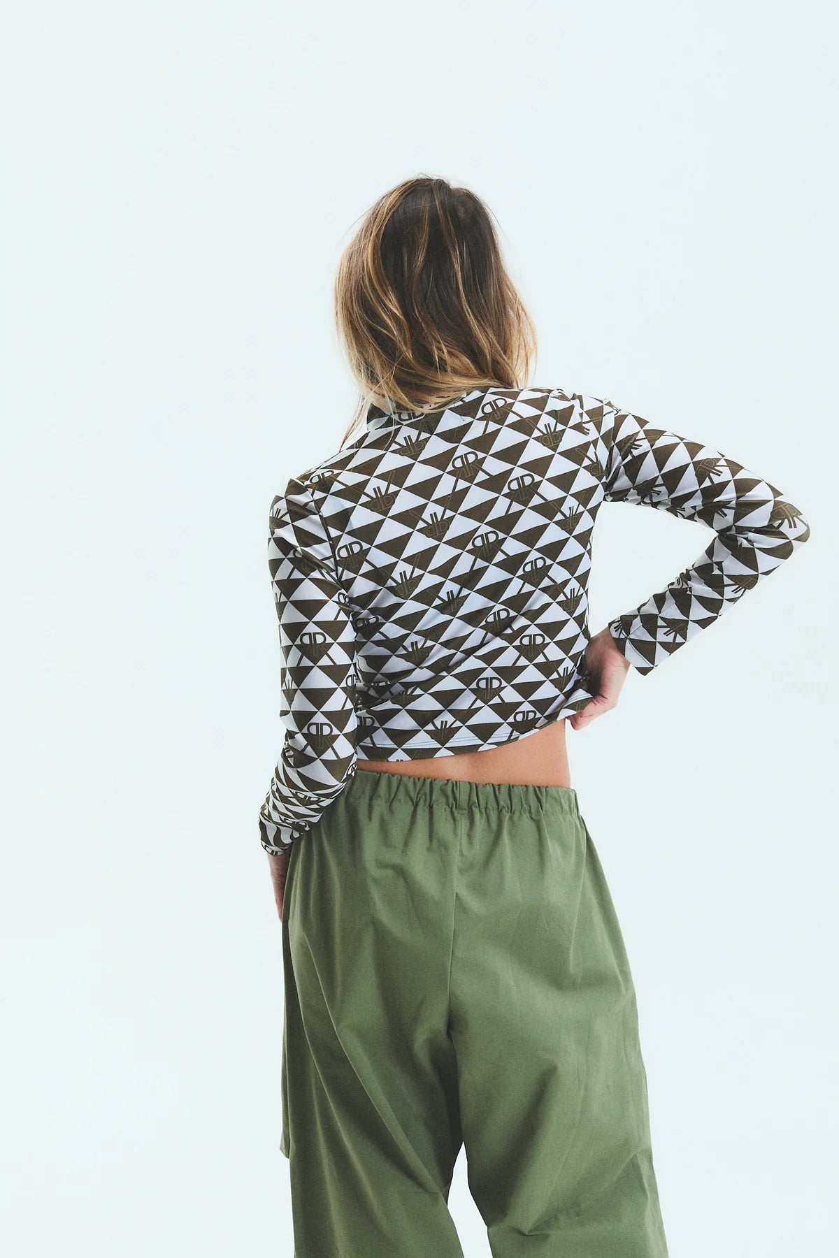 POLERA TINI MONOGRAM - GREEN