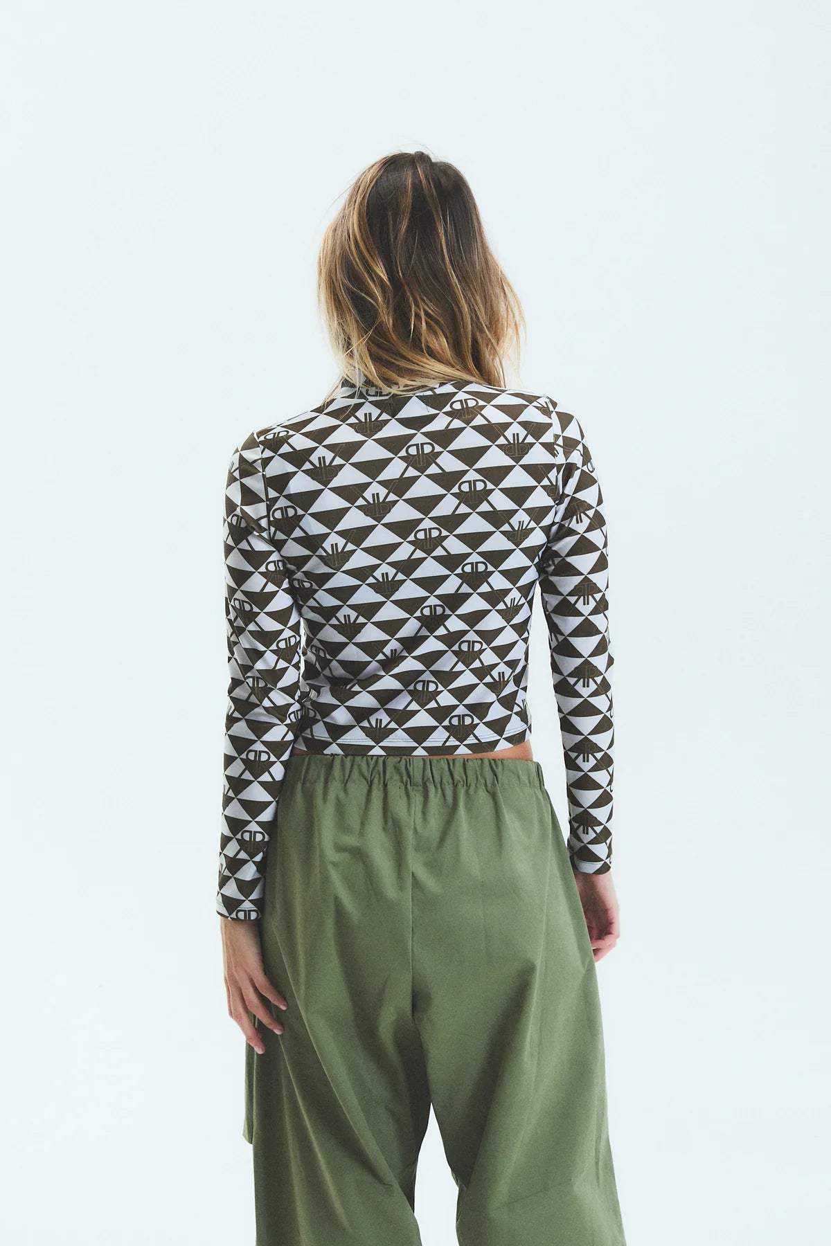 POLERA TINI MONOGRAM - GREEN