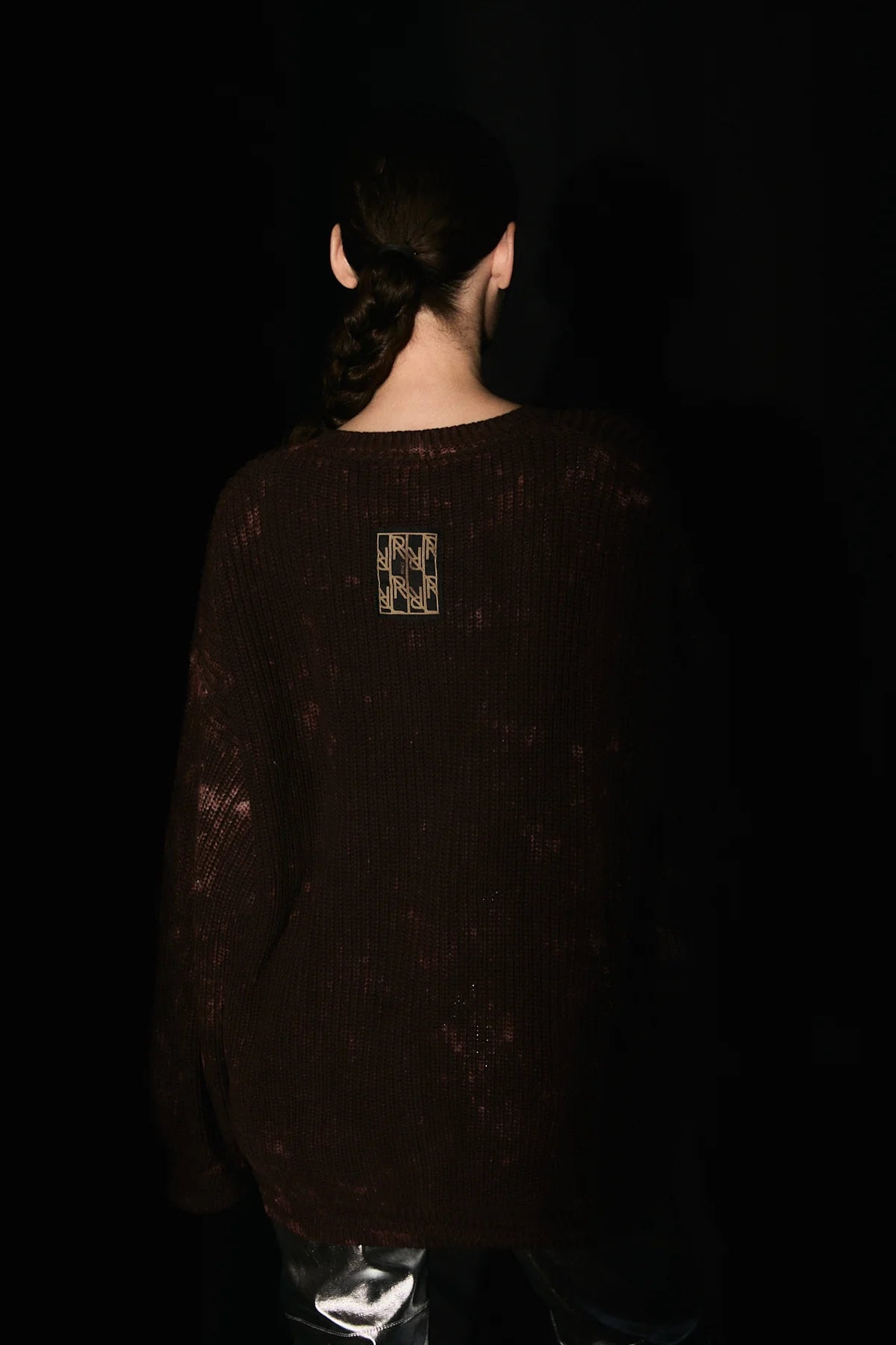 SWEATER FUKUI BATIK DARK BROWN
