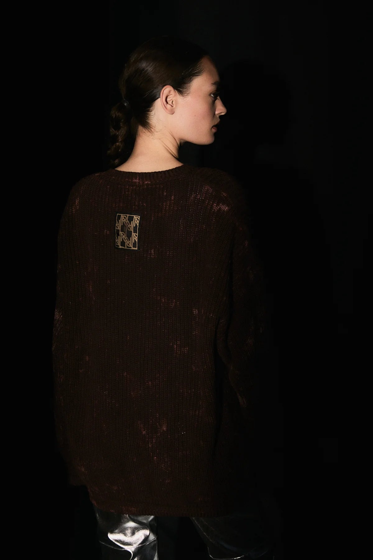 SWEATER FUKUI BATIK DARK BROWN