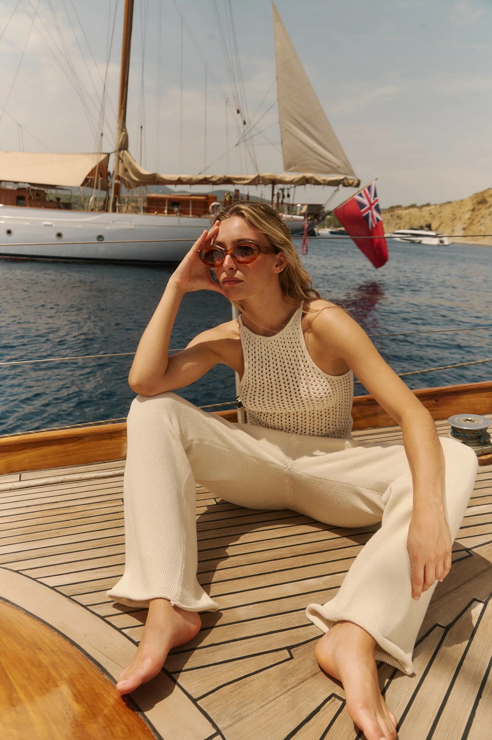 TOP DIAMANTE OFF WHITE