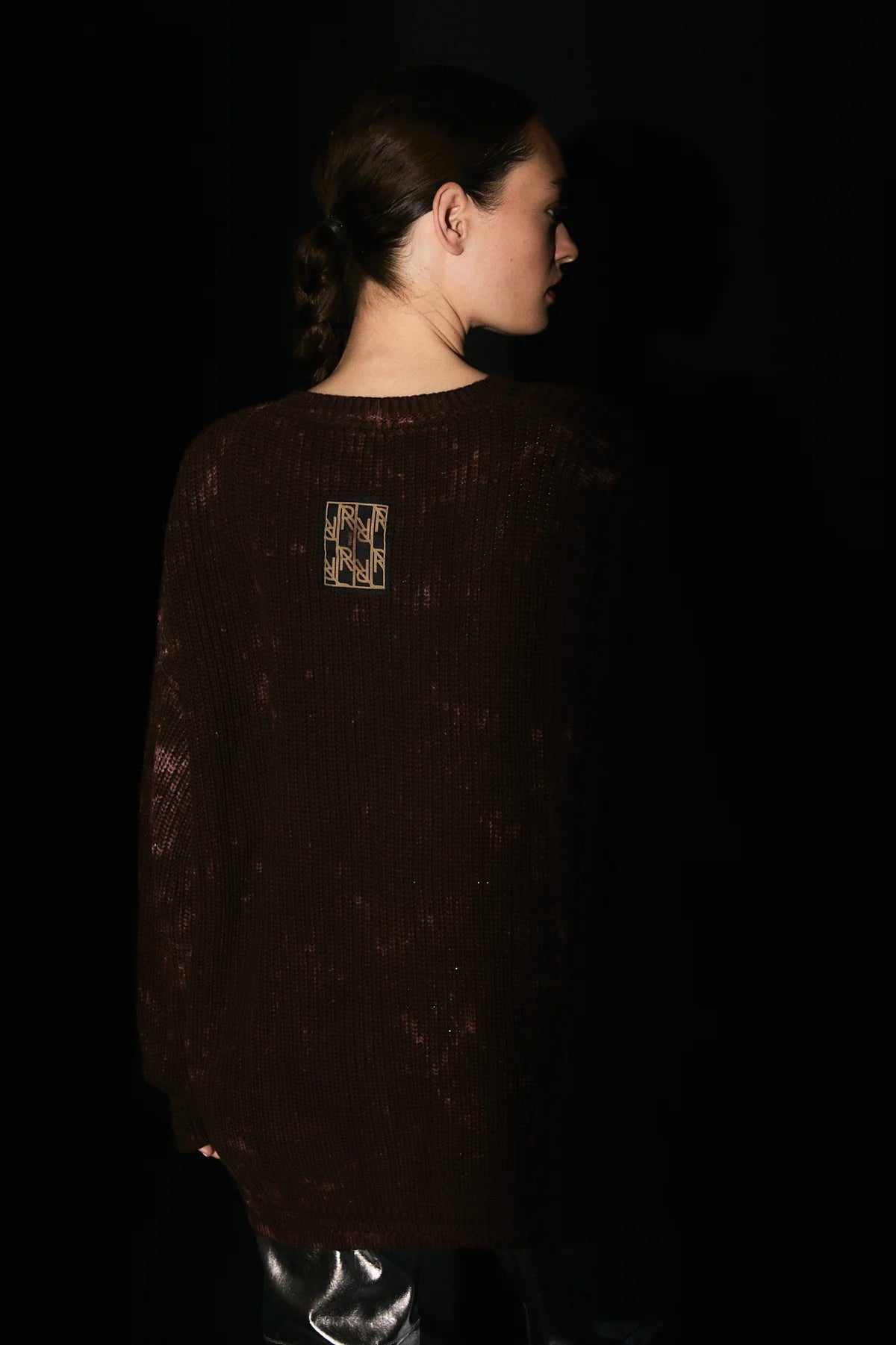 SWEATER FUKUI BATIK DARK BROWN